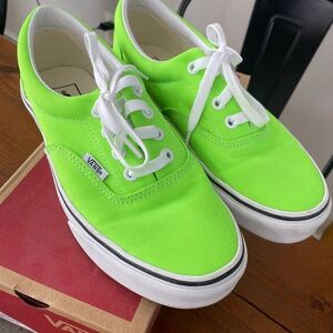 Vans neon green sneakers